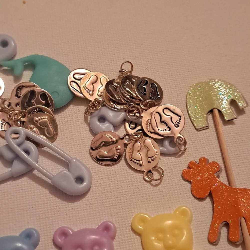 4/$15 🌻 Assorted Baby Shower Cupcake Toppers, Picks, & Decorations